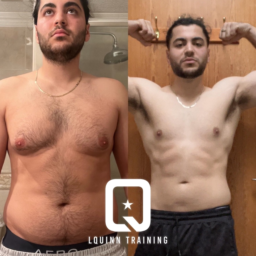 Phil before and after transformation — LQuinn Training Saddleworth